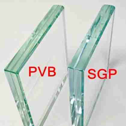 SGP الزجاج مقابل الزجاج PVB
