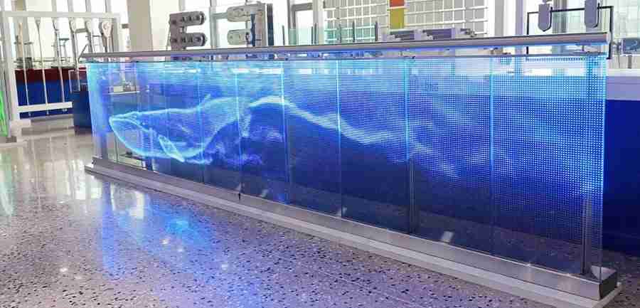Shenzhen Dragon Glass tarjoaa 6 + 6 mm laminoitua LED-lasia upeiden visuaalisten merkkien luomiseksi.