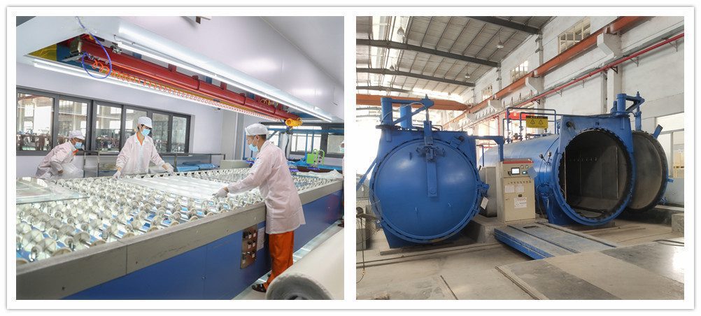 dust free lamination production and high temperature autoclave