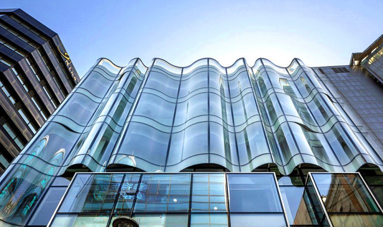 Hot Bending Glass process for Architectural Curved Glass curtain wall