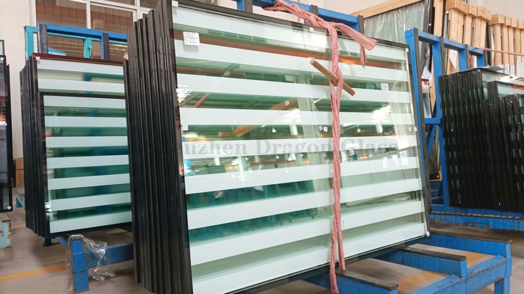 8+12A+8mm silk screen printing insulated glass panes for sale, China insulated glass panes wholesale glass manufacturer company