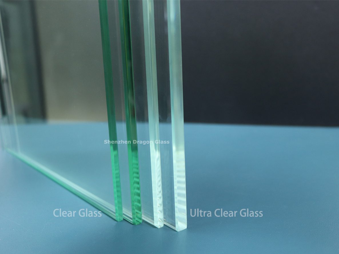 ultra clear curved laminated glass