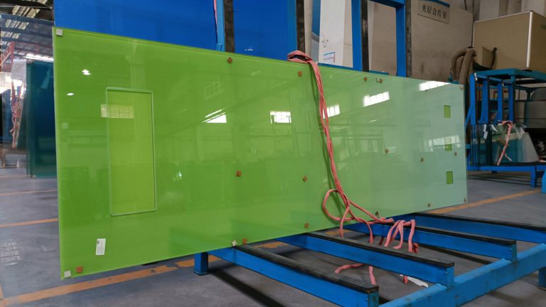 Silkscreen printing glass wall systems-1
