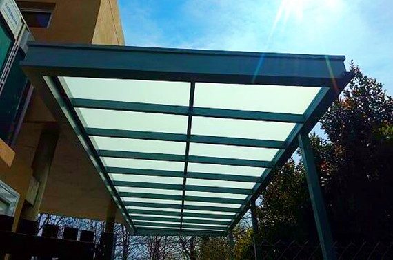 17,52 мм прозрачная матовая ламинированная стеклянная крыша навеса, CE сертифицированное стекло навеса для продажи
