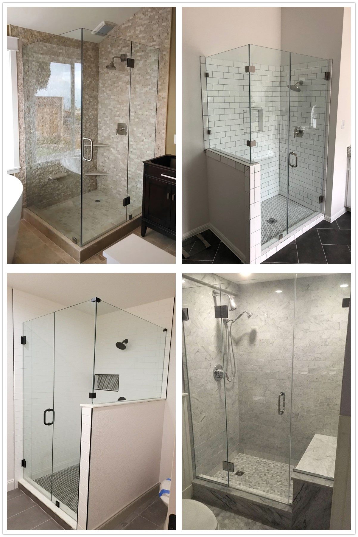 10mm Ultra Clear Glass Shower Enclosure Glass Shower Doors