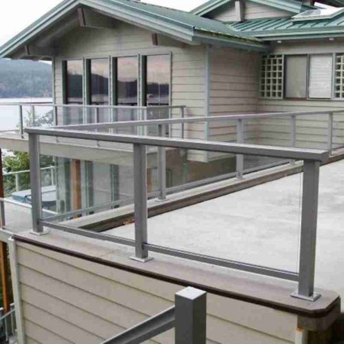 toughened glass railing system